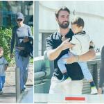 Ελένη Φουρέιρα: Βόλτα στη Γλυφάδα με τον γιο της Ερμή και τον νονό του