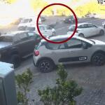 Τροχαίο Ηράκλειο: H Στιγμή Που Οδηγός Χτυπά Γυναίκα