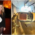 Πηγή Δεβετζή: Τροχαίο στην Εγνατία οδό- Αναποδογύρισε το όχημά της