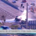 Ποσειδώνος: Αυτοκίνητο Τυλίχθηκε Στις Φλόγες - Βίντεο