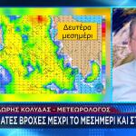 Έκτακτο Δελτίο Επιδείνωσης Καιρού Για Τη Δευτέρα 26/1/26