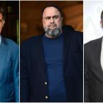 Γιάννης Βαρδινογιάννης, Βαγγέλης Μαρινάκης, Θοδωρής Κυριακού