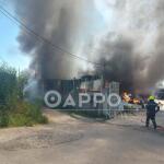 Μεγάλη Φωτιά Σε Επιχείρηση Στην Καλαμάτα