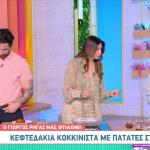 Κοκκινιστά κεφτεδάκια με πατάτες στον φούρνο