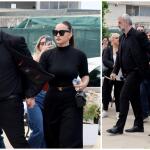 Κηδεία Μαστροκώστα: H Βικτώρια Δέλλα χέρι χέρι με τον πατέρα της
