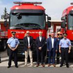 Όμιλος  Σαρακάκη: Παράδοση 10 νέων Renault Trucks στο Πυροσβεστικό Σώμα