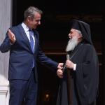 Μητσοτάκης με Πατριάρχη Ιεροσολύμων