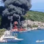 Παξοί: Φωτιά Σε Τουριστικά Σκάφη Στο Λιμάνι