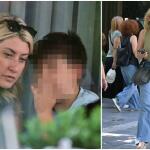 Σία Κοσιώνη: Χαλαρές στιγμές με τον γιο της, Δήμο, στο κέντρο της Αθήνας