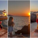 Ζήνα Κουτσελίνη: Η chic εμφάνιση στην Αντίπαρο και η selfie με την Έμμα