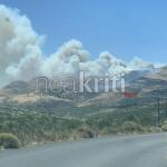 Φωτιά Στο Μελιδοχώρι Ηρακλείου - 112 Για Εκκένωση 2 Περιοχών