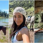 Ευγενία Σαμαρά: Οι μοναδικές εικόνες από το ταξίδι της στο Κιργιστάν