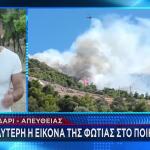 Φωτιά Στην Περιφερειακή Αιγάλεω: Εκκενώνεται Το Δαφνί