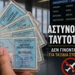 Τέλος Οι Μπλε Ταυτότητες Για Ταξίδια Στο Εξωτερικό