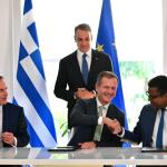 Υπογραφή συμφωνίας ηλεκτρικής διασύνδεσης Ελλάδας – Κύπρου με Μητσοτάκη