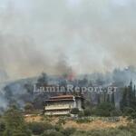 Φωτιά σε αγροτοδασική έκταση στην Πελασγία Φθιώτιδας
