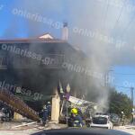 Λάρισα: Έκρηξη Σε Συνεργείο Υγραεριοκίνησης