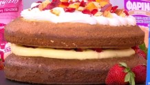 Συνταγή Για Cake Λεμονιού Με Κρέμα Chessecake
