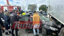 Τροχαίο Πάτρα: ΙΧ Καρφώθηκε Σε Φορτηγό- Τραυματίστηκε Έγκυος