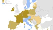 πίνακας Eurostat για τους κατώτατους μισθούς στην ΕΕ