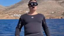 Ο Βασίλης Κικίλιας έκανε κατάδυση στην Αμοργό!