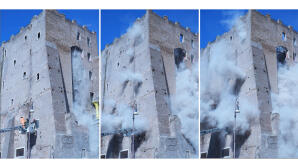 Ρώμη: Κατέρρευσε Ο «Πύργος Των Κόμηδων» Κοντά Στο Κολοσσαίο