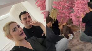 Τούνη: Ο Ροζ- Χριστουγεννιάτικος Στολισμός Στο Σπίτι Της