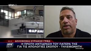 Γρίβα: Τι Λέει Ο Πατέρας Της Για Σκοπό - Τηλεφωνητή