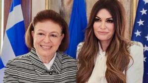 Συνάντηση Μενδώνη Με Γκιλφόιλ Με Φόντο Τον Πολιτισμό