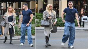 Καινούργιου: Με τον σύντροφό της στη Βουκουρεστίου- Η στιλάτη εμφάνιση της