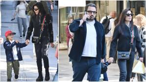 Φλορίντα Πετρουτσέλι: Βόλτα στο κέντρο με τον σύζυγό και τα παιδιά τους