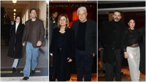 Αργυρός: Mε τη Νίκα, τους γονείς και τον αδελφό του στο Παλλάς