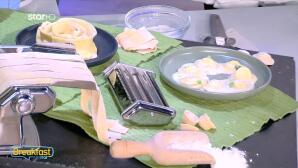 Συνταγή για ραβιόλια με κρέμα παρμεζάνας