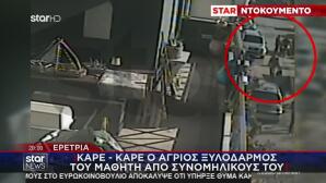 Ερέτρια: Καρέ Καρέ Ο Ξυλοδαρμός Μαθητή Από Συνομήλικους