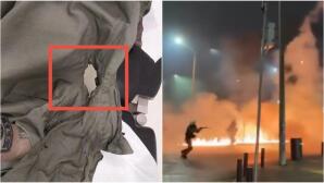 ΑΠΘ: Μολότοφ έκαψε τη στολή αστυνομικού στα επεισόδια