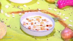 Συνταγή για Σούπα Με Σελινόριζα Και Απάκι