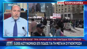 Τέμπη: 5000 Αστυνομικοί Επί Ποδός Για Τη Συντέντρωση