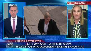 Δίκη Χρυσή Αυγή: Στη Φυλακή Για Πρώτη Φορά Η Ελένη Ζαρούλια