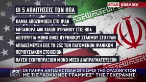 Μέση Ανατολή: Σε Αντιδιαστολή Οι Όροι Ουάσιγκτον-Τεχεράνης