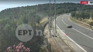 Μυτιλήνη: Βίντεο Από Τη Στιγμή Του Τροχαίου Στην Παναγιούδα
