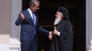 Μητσοτάκης με Πατριάρχη Ιεροσολύμων