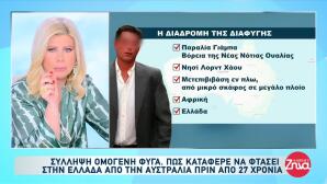 Σύλληψη Ομογενή: Πώς Έφτασε Στην Ελλάδα Από Την Αυστραλία