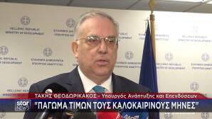 Θεοδωρικάκος για πάγωμα τιμών