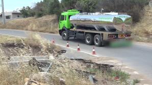 Νταού Πεντέλης: Καθίζηση Και Υποχώρηση Δρόμου