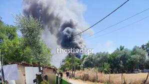 Φωτιά Στο Καλοχώρι Θεσσαλονίκης