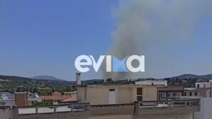 Φωτιά Τώρα στο Αλιβέρι Εύβοιας - Μήνυμα Από Το 112