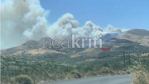 Φωτιά Στο Μελιδοχώρι Ηρακλείου - 112 Για Εκκένωση 2 Περιοχών