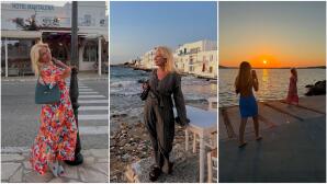 Ζήνα Κουτσελίνη: Τα καλοκαιρινά looks της σε Πάρο και Αντίπαρο