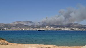 Φωτιά Στην Πάρο - Μήνυμα Του 112 Για Εκκένωση Τριών Περιοχών
