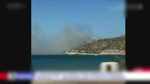 Φωτιά Τώρα Στην Κερατέα - Μήνυμα από το 112